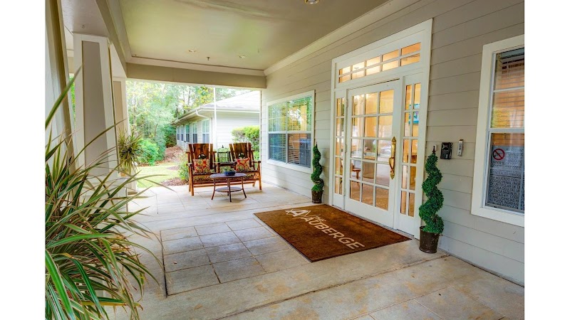 Exterior of The Auberge at The Woodlands - A Memory Care Community in The Woodlands, TX